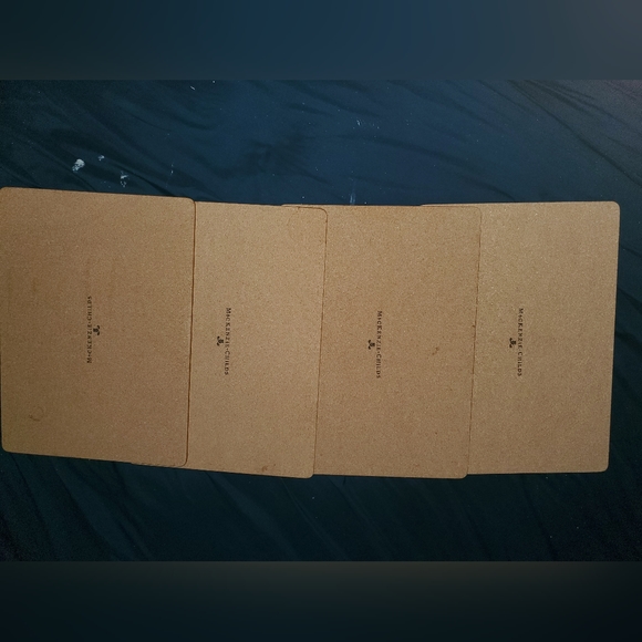 : MacKenzie Childs Flower design table mats set of 4 read description - Picture 8 of 16